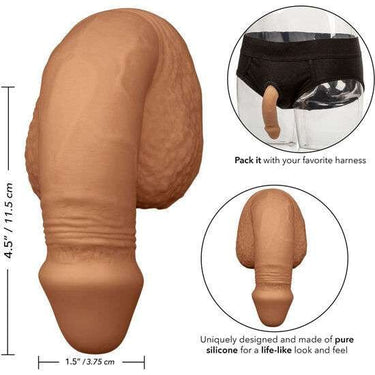 Penis in Silicone Realistico Impermeabile con Base Sicura da 13 x3,75 cm